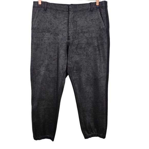 Kut From The Kloth Womens Plus Size 18 Black Frida Slim Track Pants - Picture 2 of 16